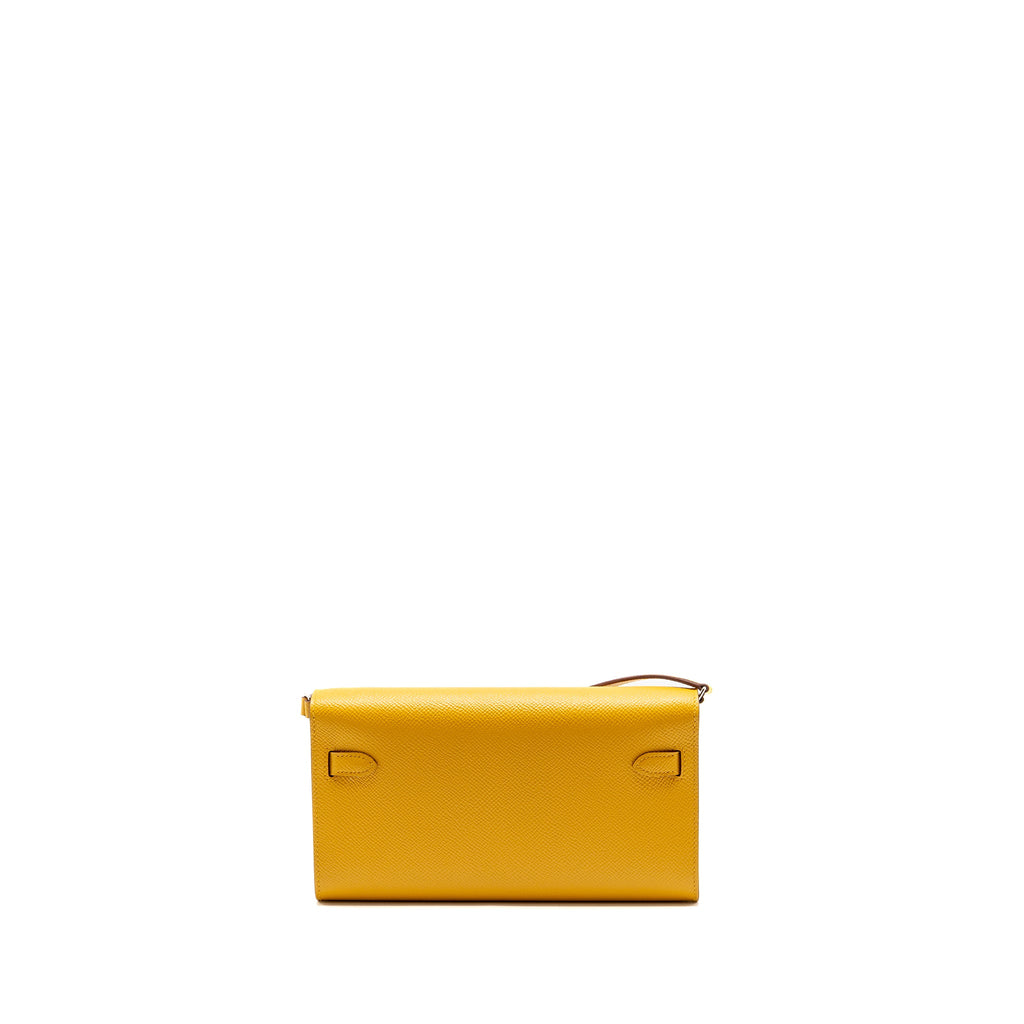 HERMES KELLY TO GO EPSOM 9D JAUNE AMBRE SHW