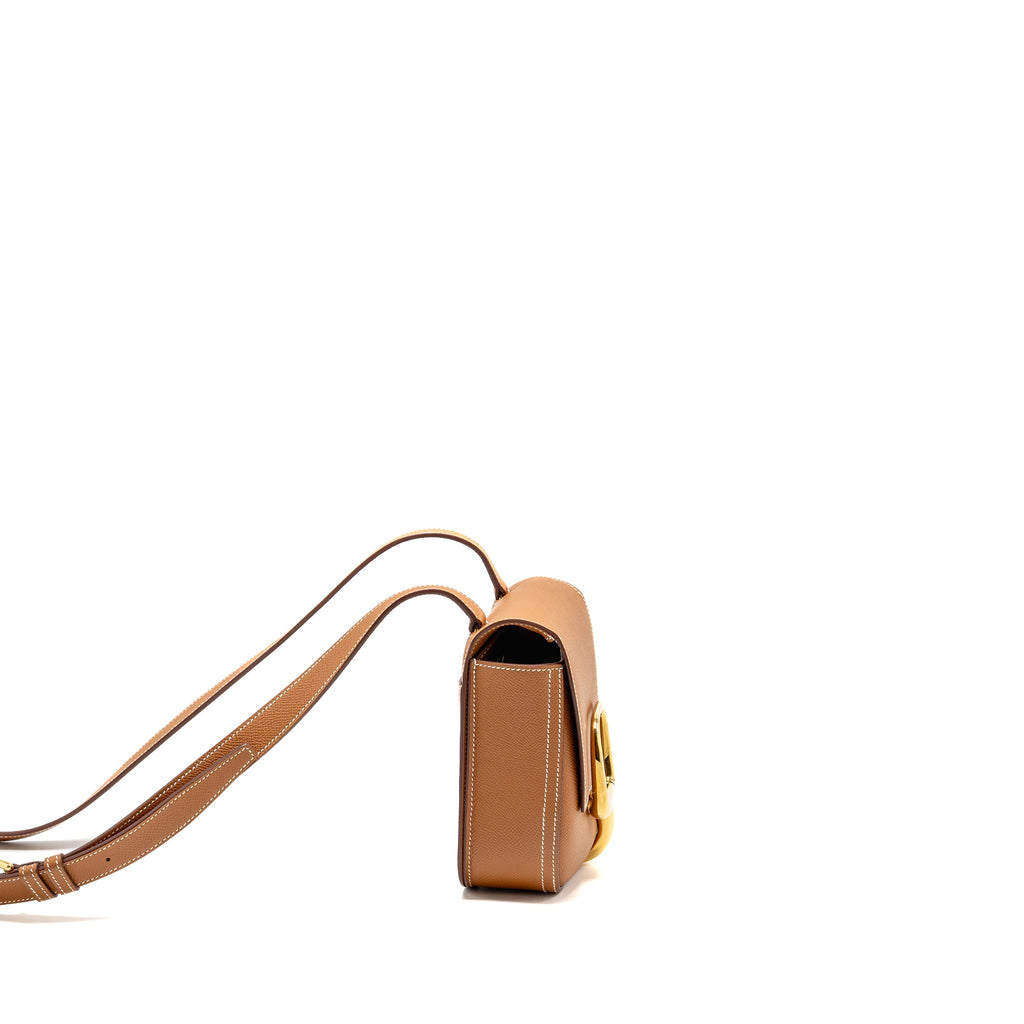 HERMES MINI DELLA CAVALLERIA EPSOM GOLD GHW