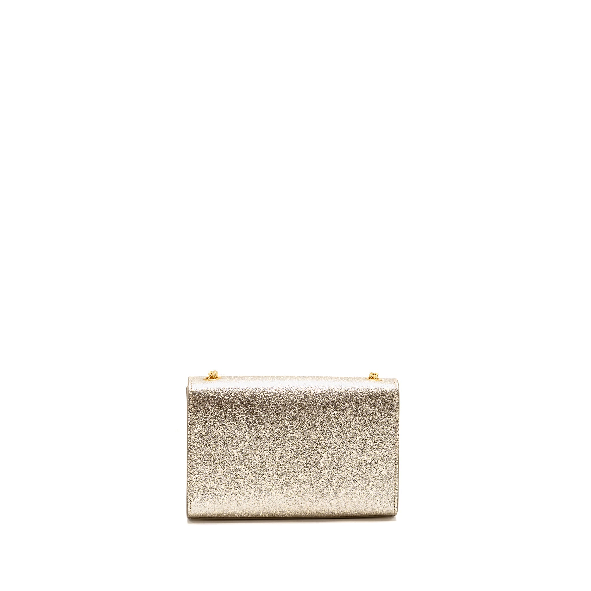 SAINT LAURENT/YSL SMALL KATE BAG GRAINED CALFSKIN GOLD GHW