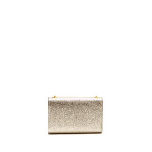 SAINT LAURENT/YSL SMALL KATE BAG GRAINED CALFSKIN GOLD GHW