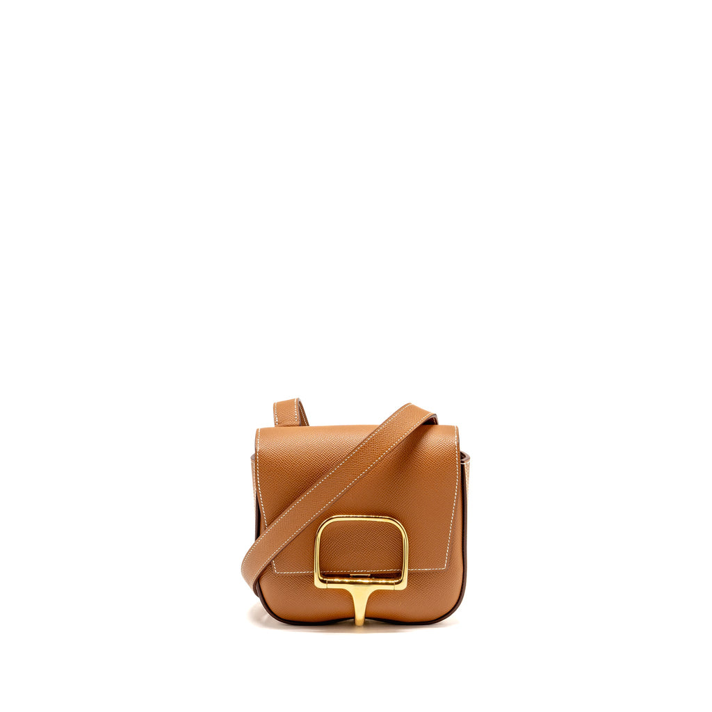 HERMES MINI DELLA CAVALLERIA EPSOM GOLD GHW