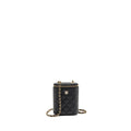 CHANEL MINI VANITY CASE WITH CHAIN CAVIAR BLACK LGHW(MICROCHIP)