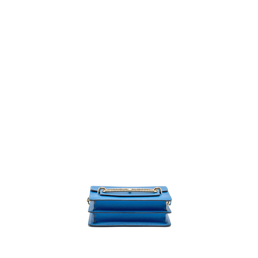HERMES MINI ROULIS EVERCOLOR B3 BLEU ZANZIBAR GHW