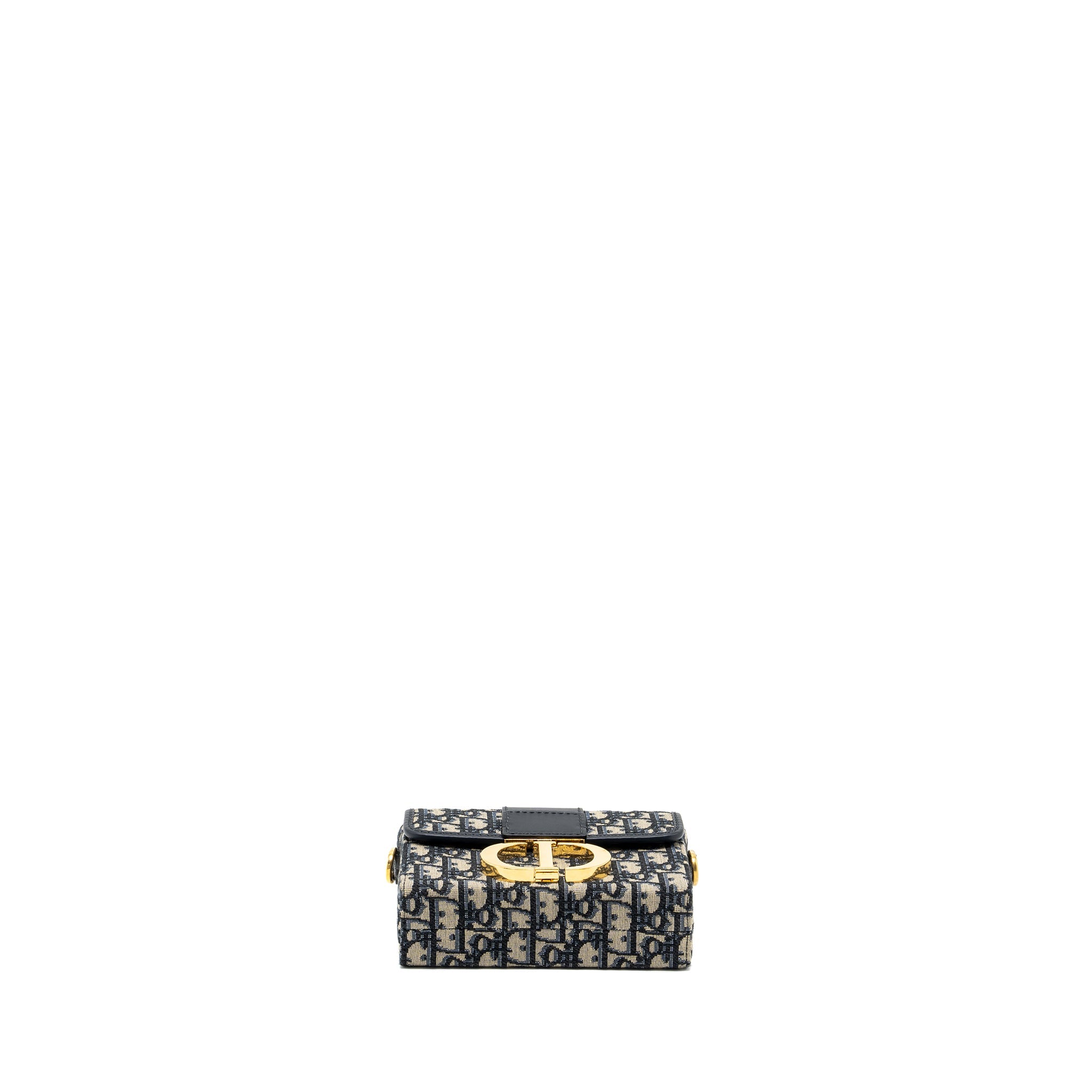 DIOR 30 MONTAIGNE BOX BLUE OBLIQUE JACQUARD GHW