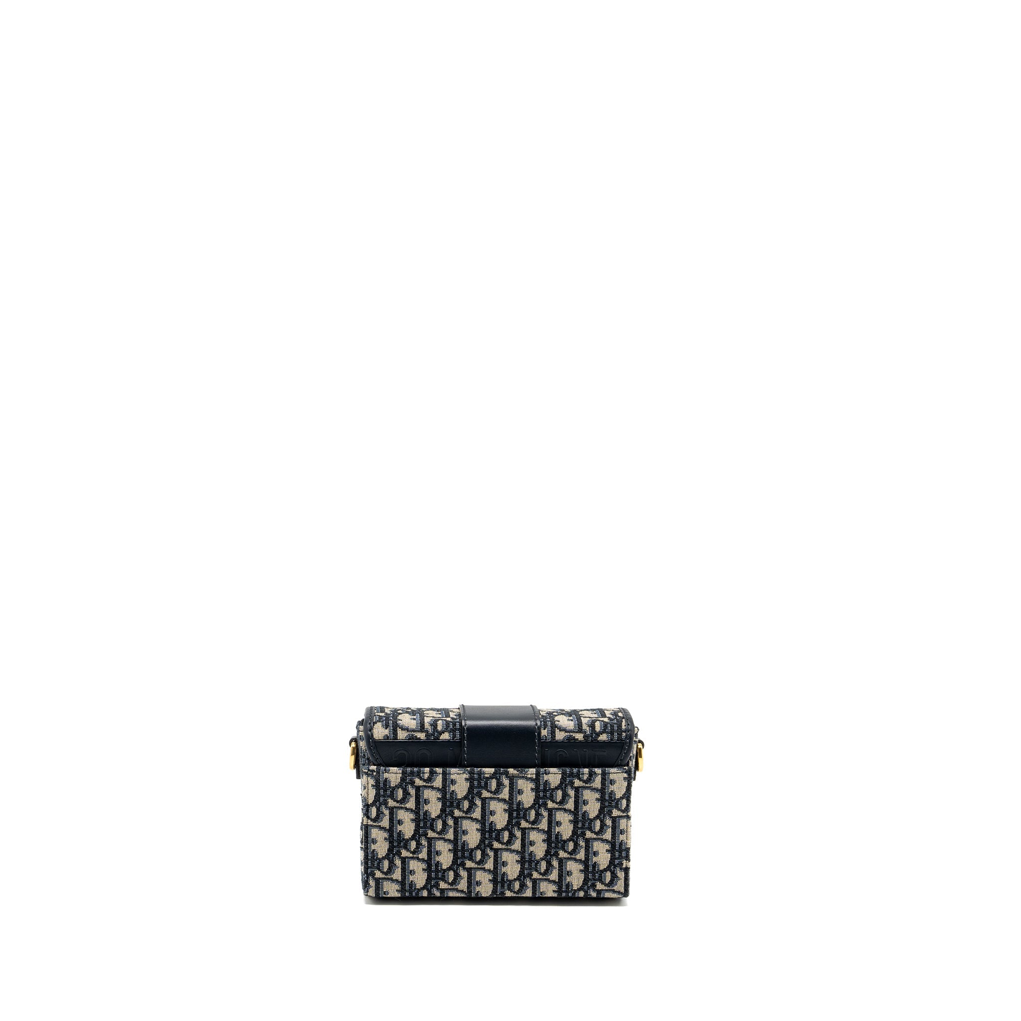 DIOR 30 MONTAIGNE BOX BLUE OBLIQUE JACQUARD GHW