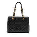 CHANEL GRAND SHOPPING TOTE / GST CAVIAR BLACK GHW