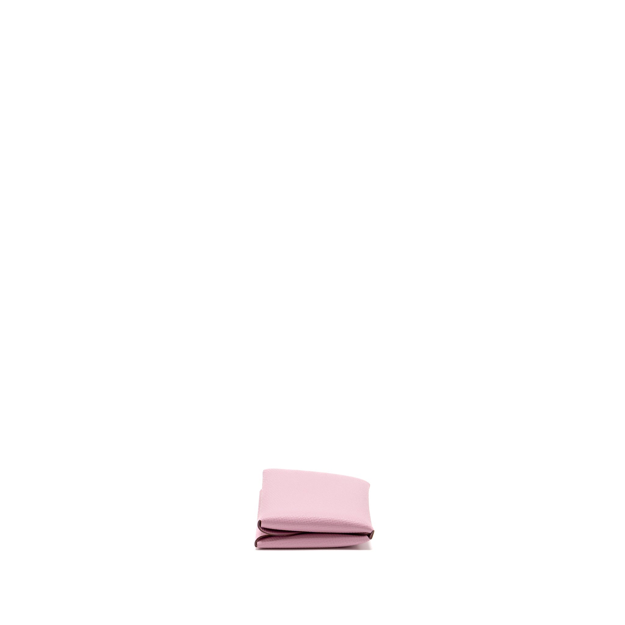 HERMES CALVI DUO CARD HOLDER EPSOM X9 MAUVE SYLVESTRE