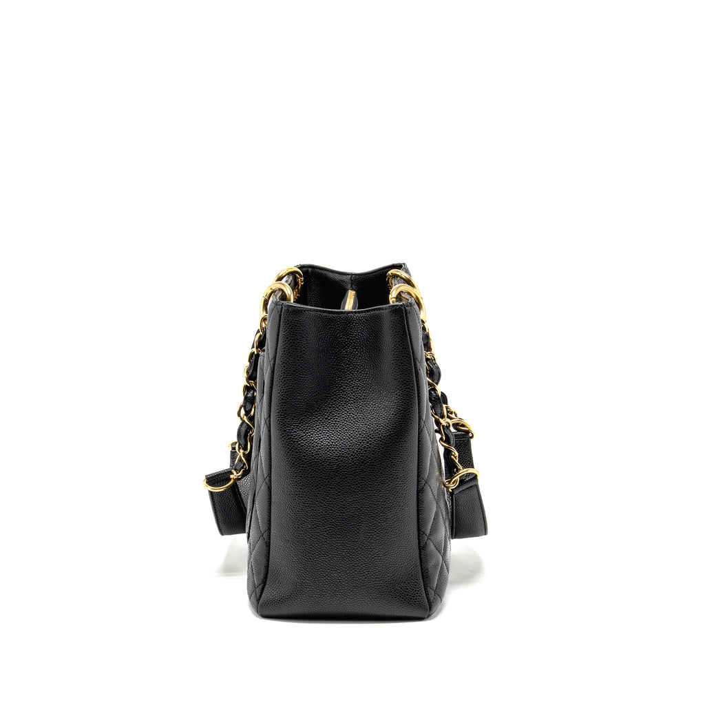 CHANEL GRAND SHOPPING TOTE / GST CAVIAR BLACK GHW