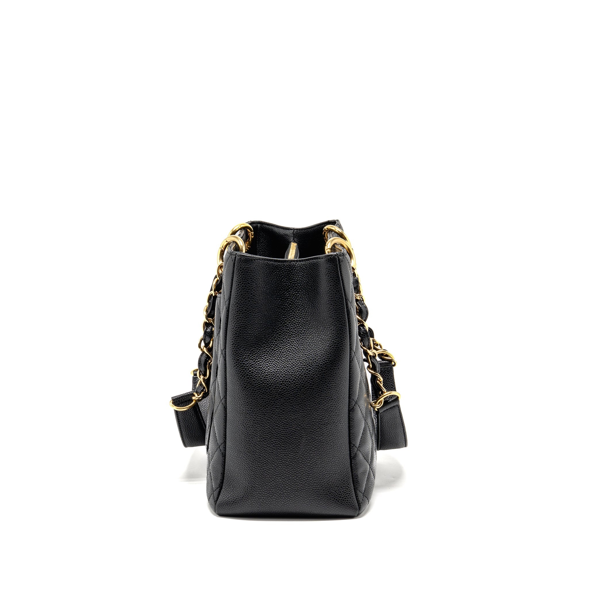 CHANEL GRAND SHOPPING TOTE / GST CAVIAR BLACK GHW