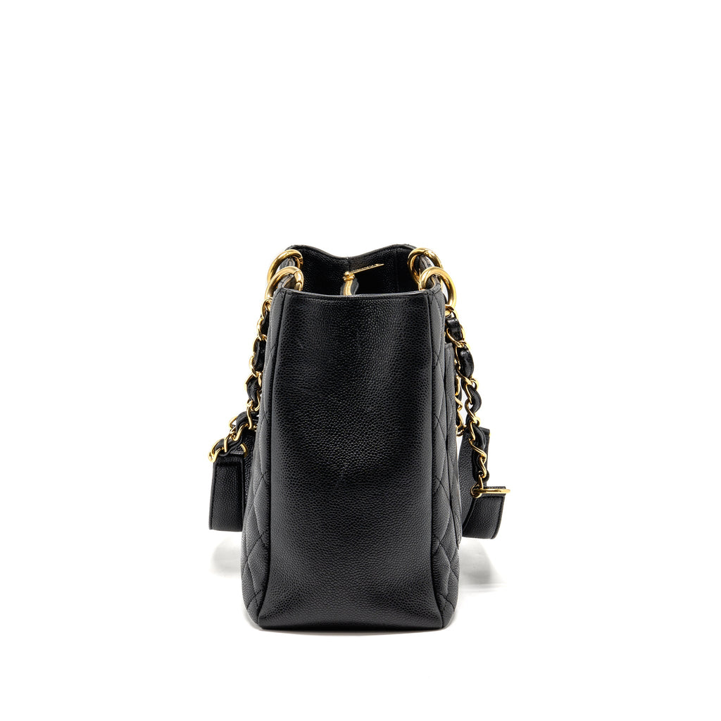 CHANEL GRAND SHOPPING TOTE / GST CAVIAR BLACK GHW