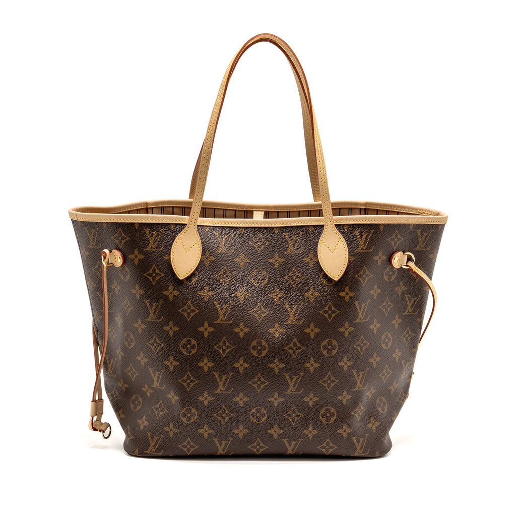 LOUIS VUITTON NEVERFULL MM MONOGRAM CANVAS GHW