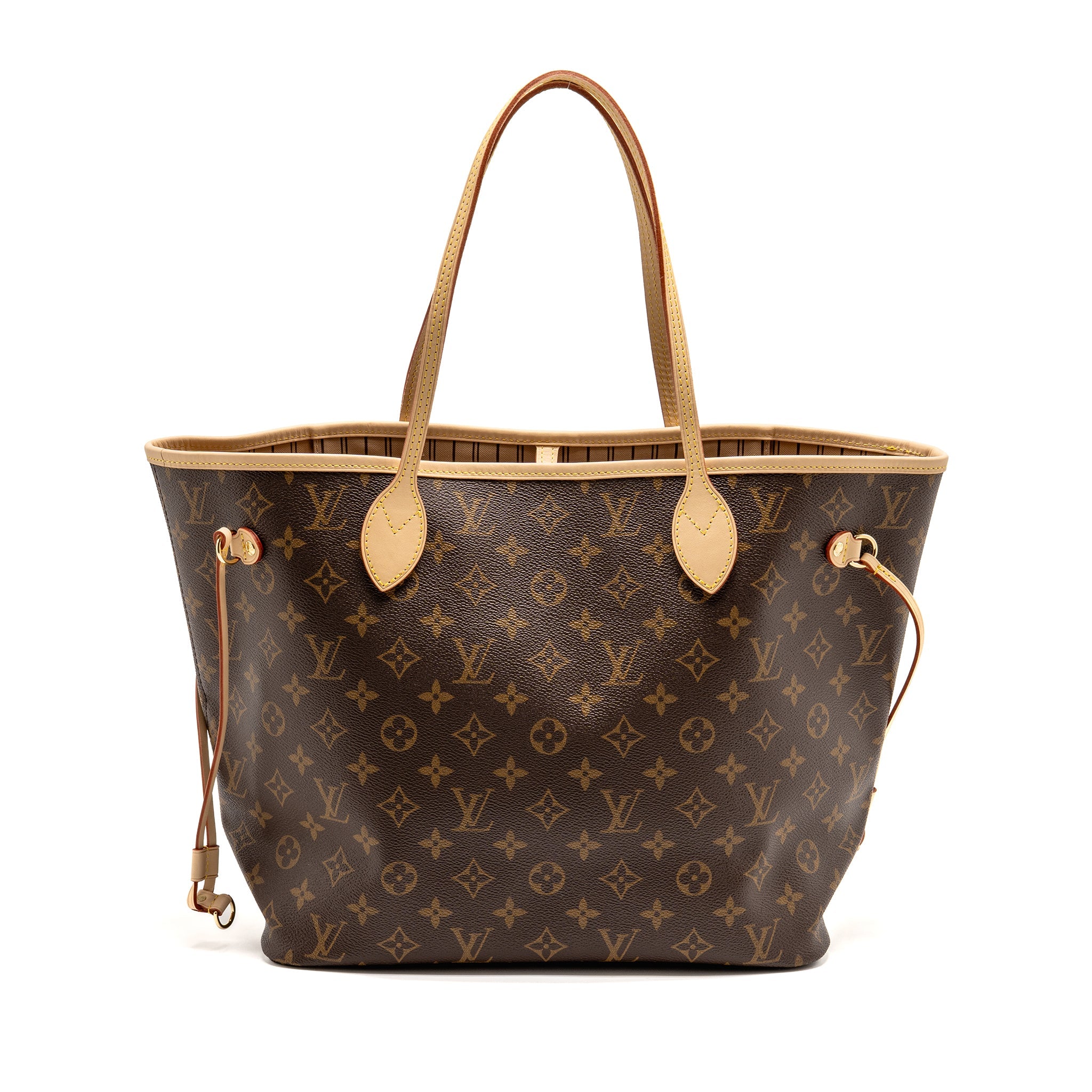 LOUIS VUITTON NEVERFULL MM MONOGRAM CANVAS GHW