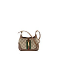 GUCCI JACKIE 1961 MINI SHOULDER BAG GG SUPREME CANVAS/CALFSKIN BROWN/MULTICOLOUR GHW