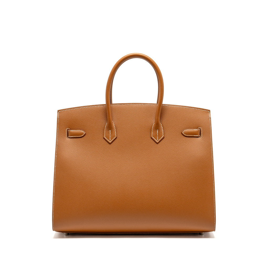 HERMES BIRKIN 35 SELLIER EPSOM GOLD SHW
