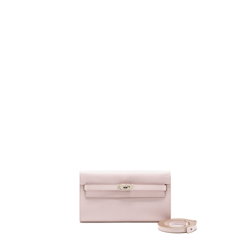 HERMES KELLY TO GO EPSOM MAUVE PALE SHW