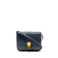 CELINE MEDIUM CLASSIC BOX BAG PYTHON NAVY GHW