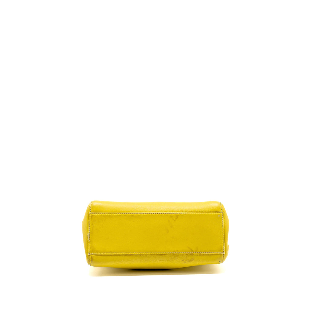 FENDI MINI PEEKABOO LAMBSKIN LIGHT GREEN SHW