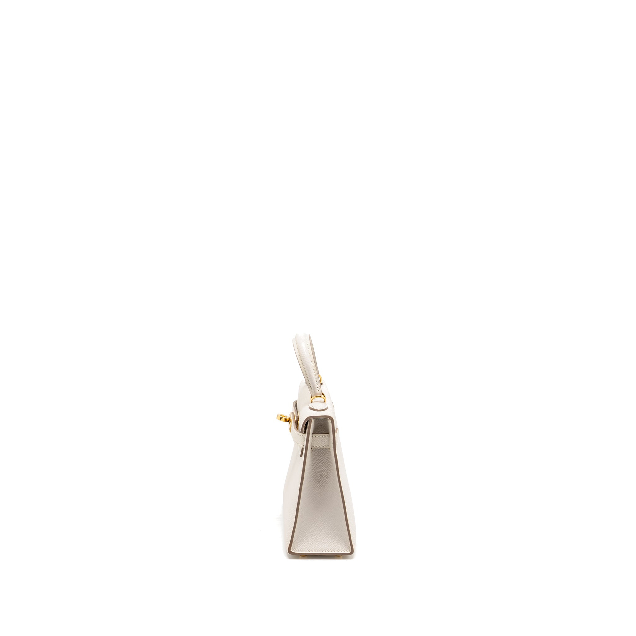 HERMES MINI KELLY II EPSOM GRIS PALE GHW