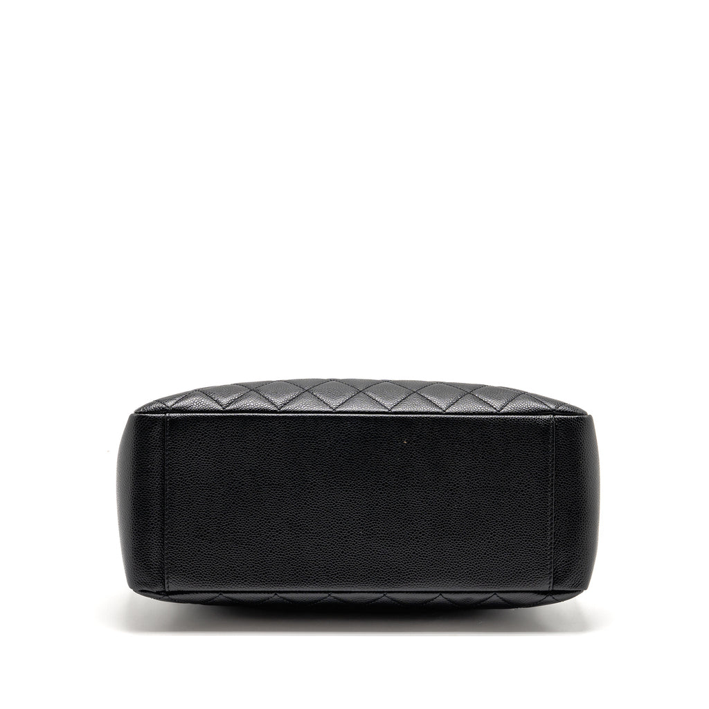 CHANEL GRAND SHOPPING TOTE CAVIAR BLACK SHW