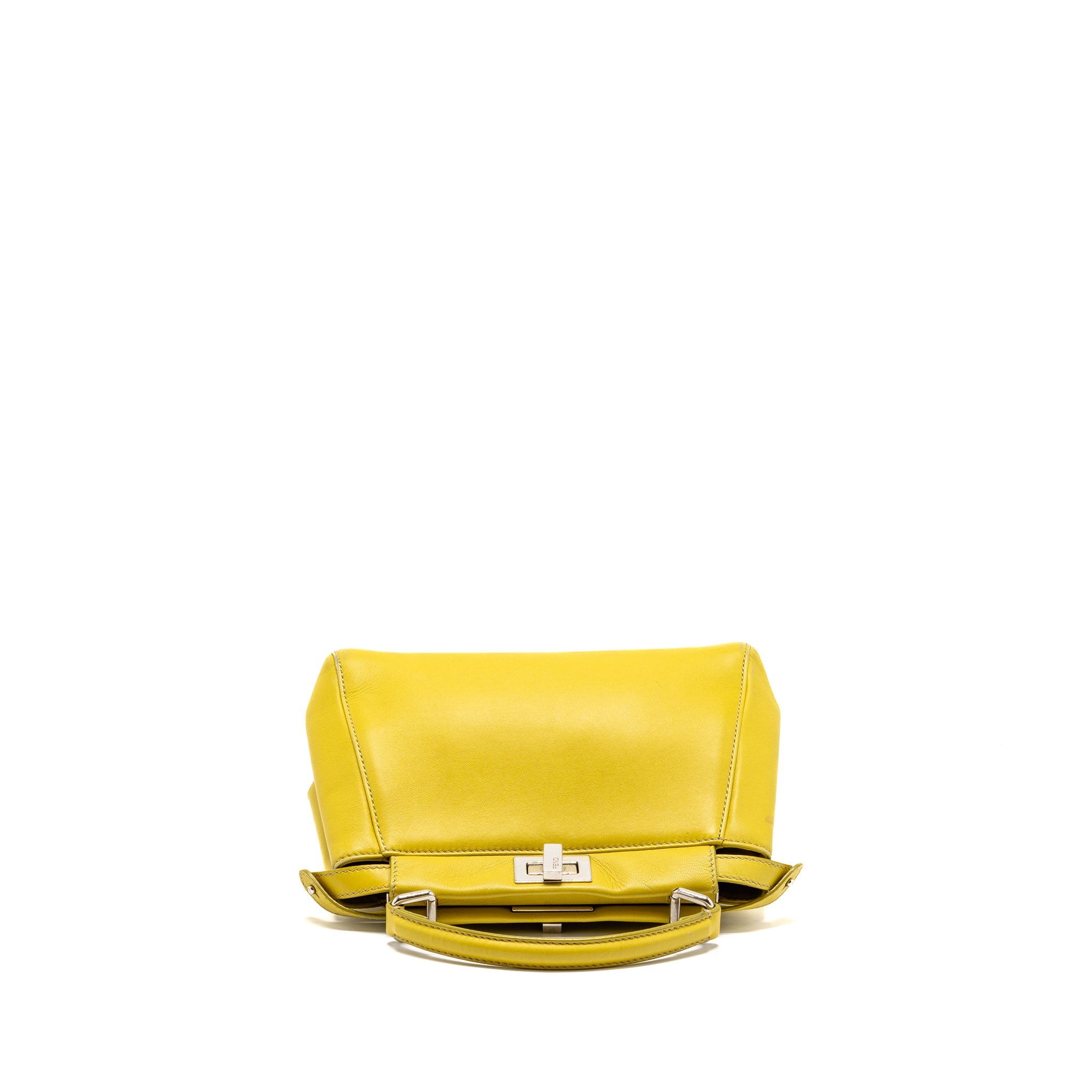 FENDI MINI PEEKABOO LAMBSKIN LIGHT GREEN SHW