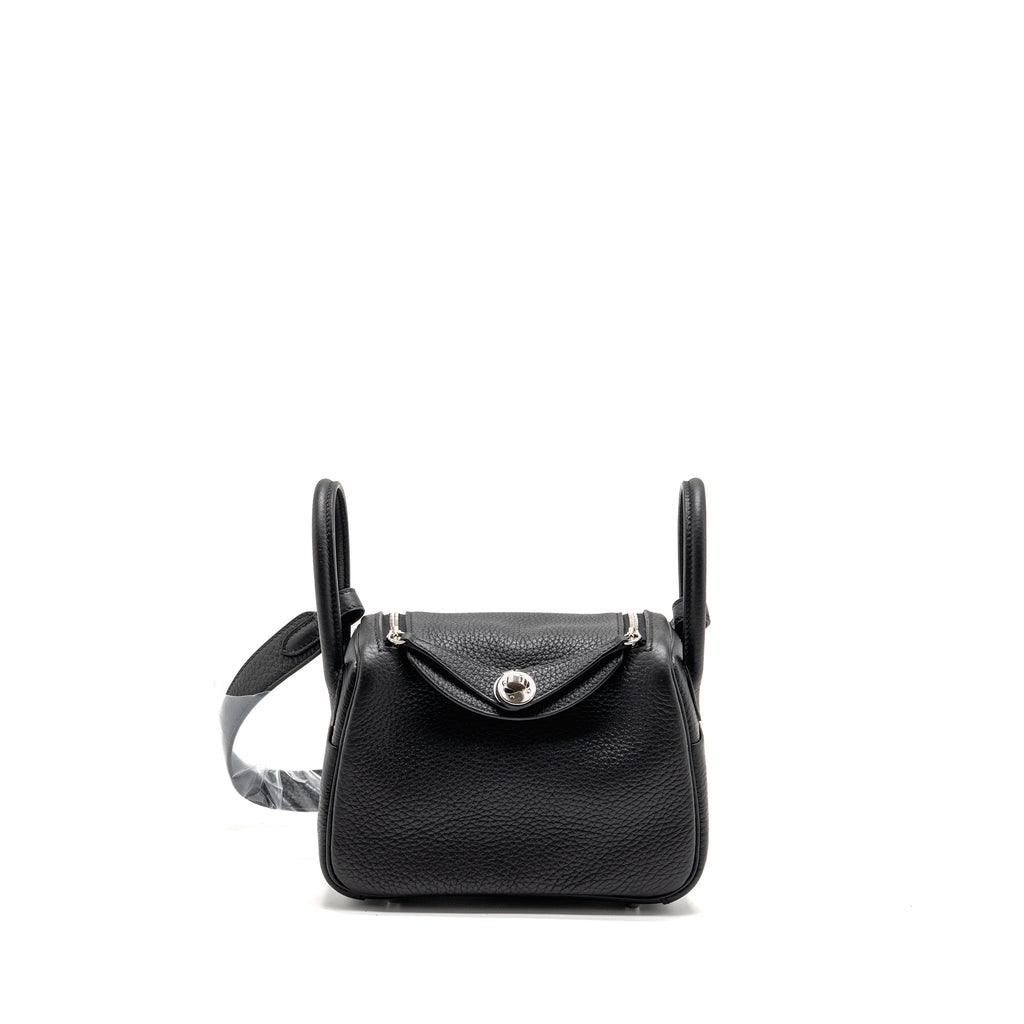 HERMES MINI LINDY II CLEMENCE BLACK SHW