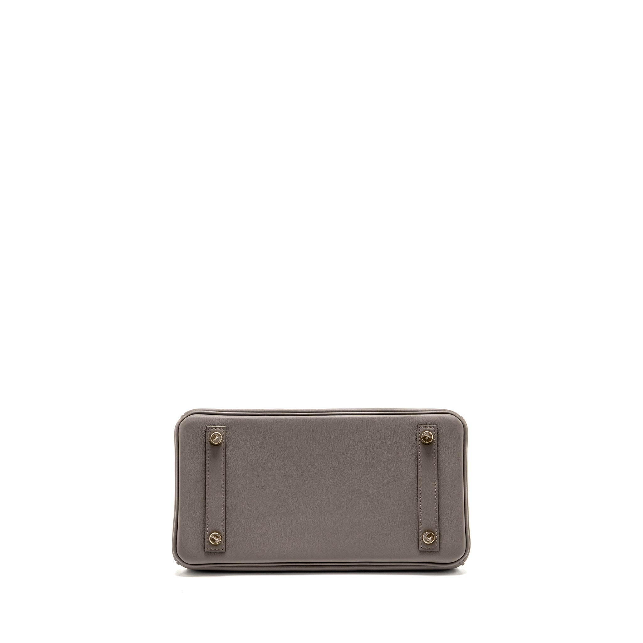 HERMES BIRKIN 25 SWIFT 8F GRIS ETAIN GHW