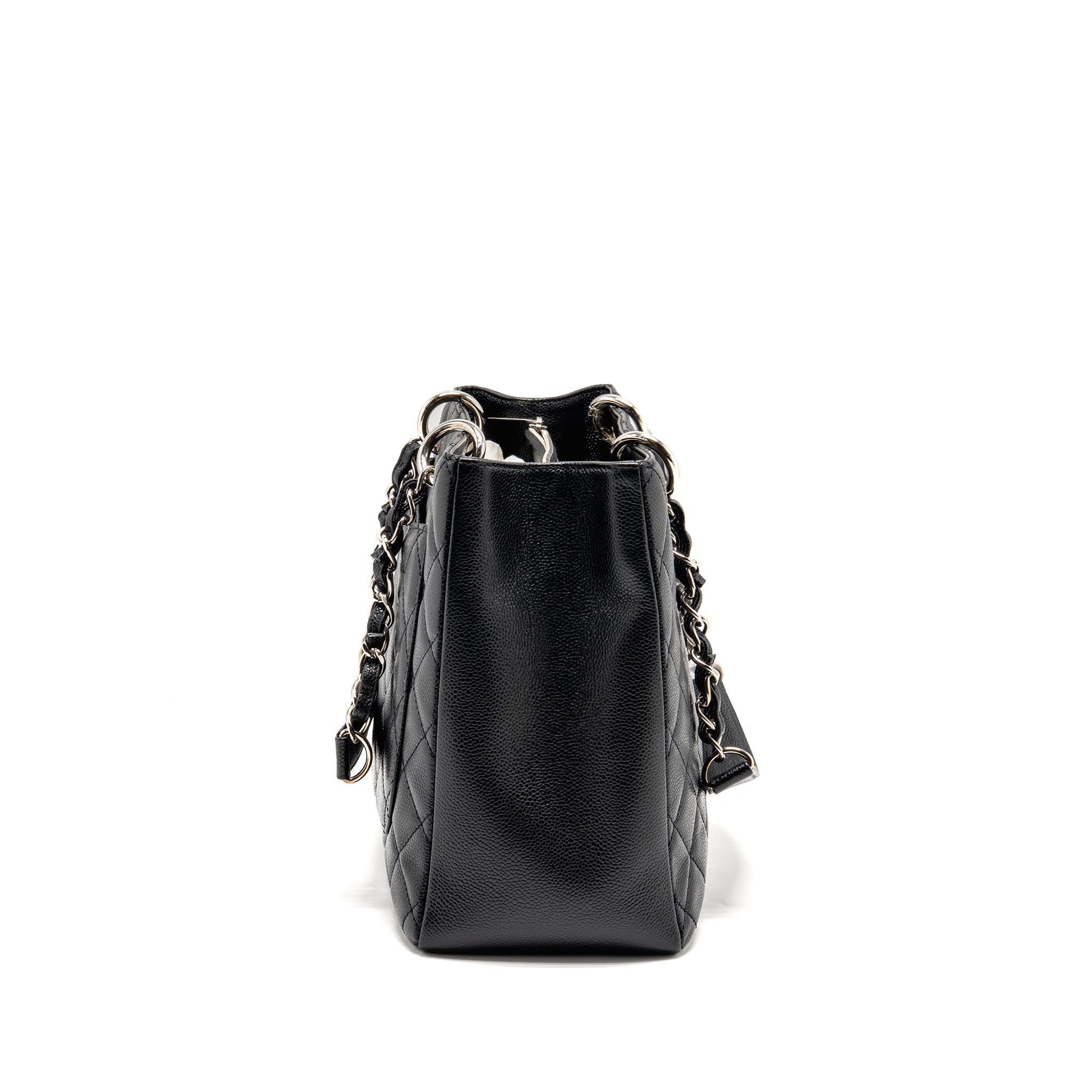 CHANEL GRAND SHOPPING TOTE CAVIAR BLACK SHW
