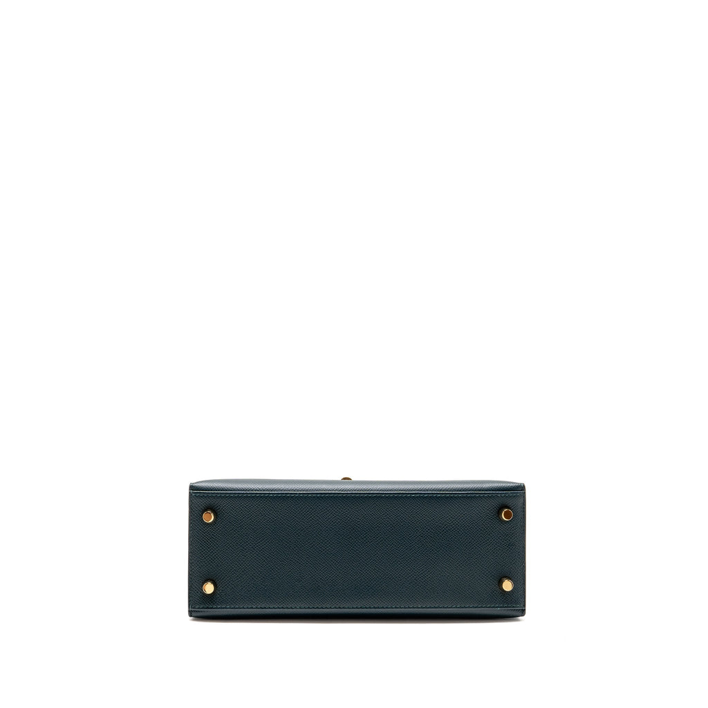 HERMES KELLY 25 EPSOM VERT CYPRESS GHW