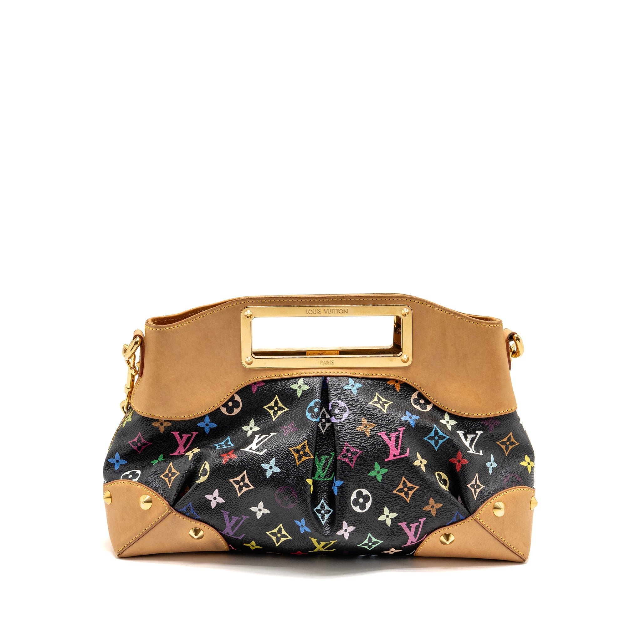 LOUIS VUITTON JUDY MM MONOGRAM CANVAS BLACK/MULTICOLOR GHW