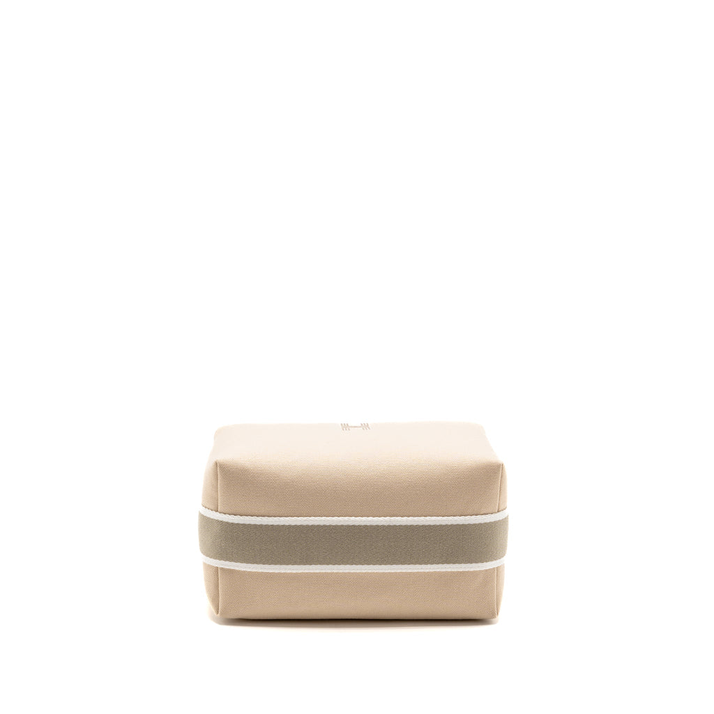 HERMES TROUSSE DE TOILETTE BRIDE A BRAC PM BEIGE SHW