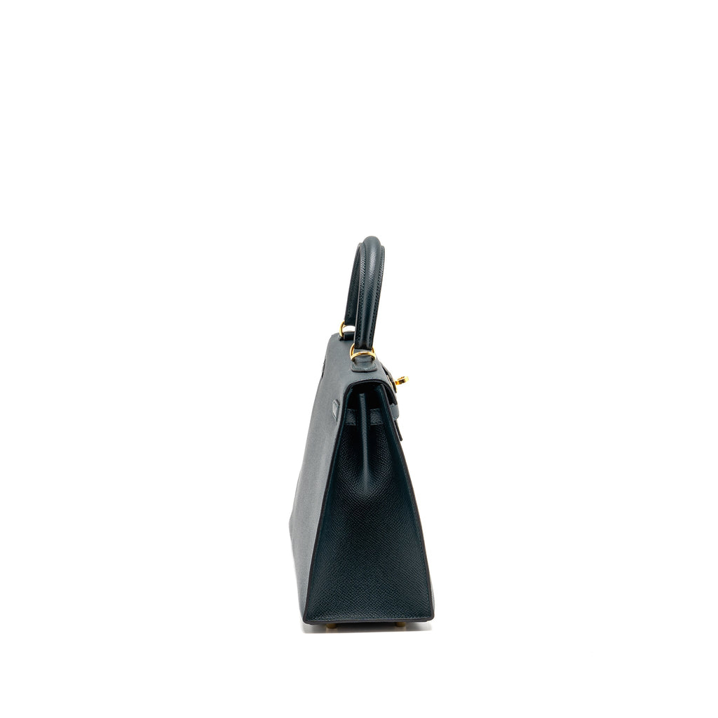 HERMES KELLY 25 EPSOM VERT CYPRESS GHW