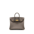 HERMES BIRKIN 25 SWIFT 8F GRIS ETAIN GHW