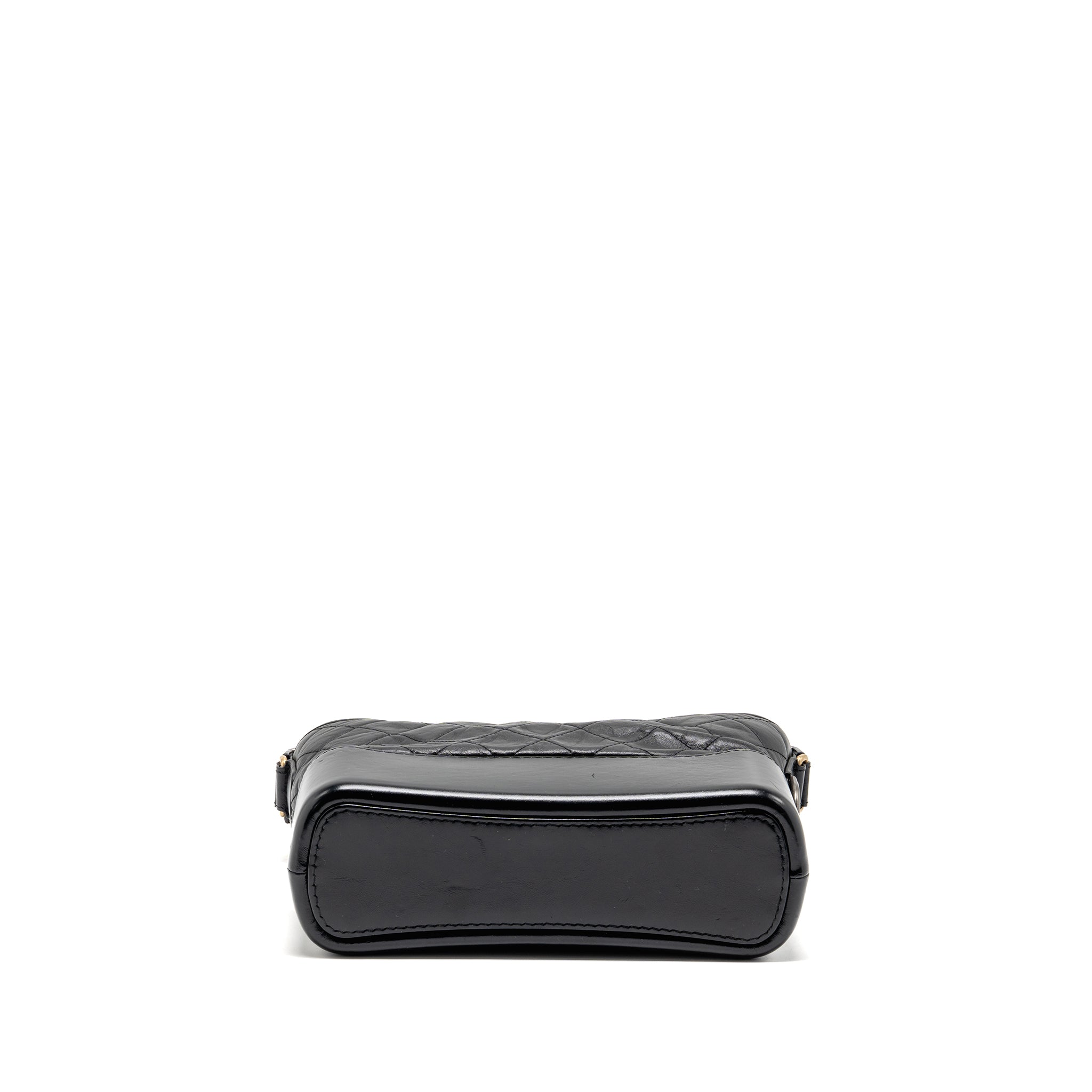 CHANEL NEW MEDIUM GABRIELLE HOBO BAG WITH TOP HANDLE CALFSKIN BLACK MULTICOLOUR HARDWARE