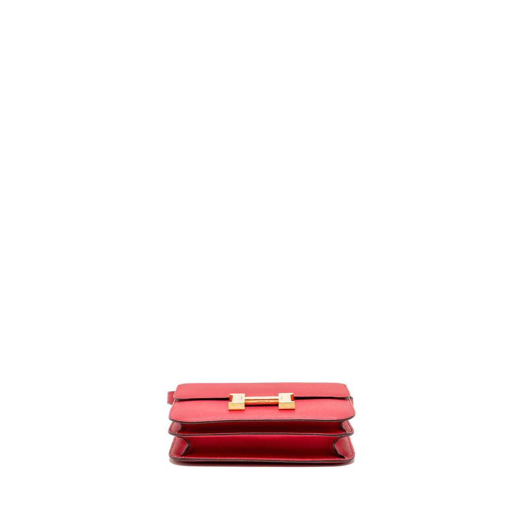 HERMES MINI CONSTANCE EPSOM ROSE EXTREME GHW