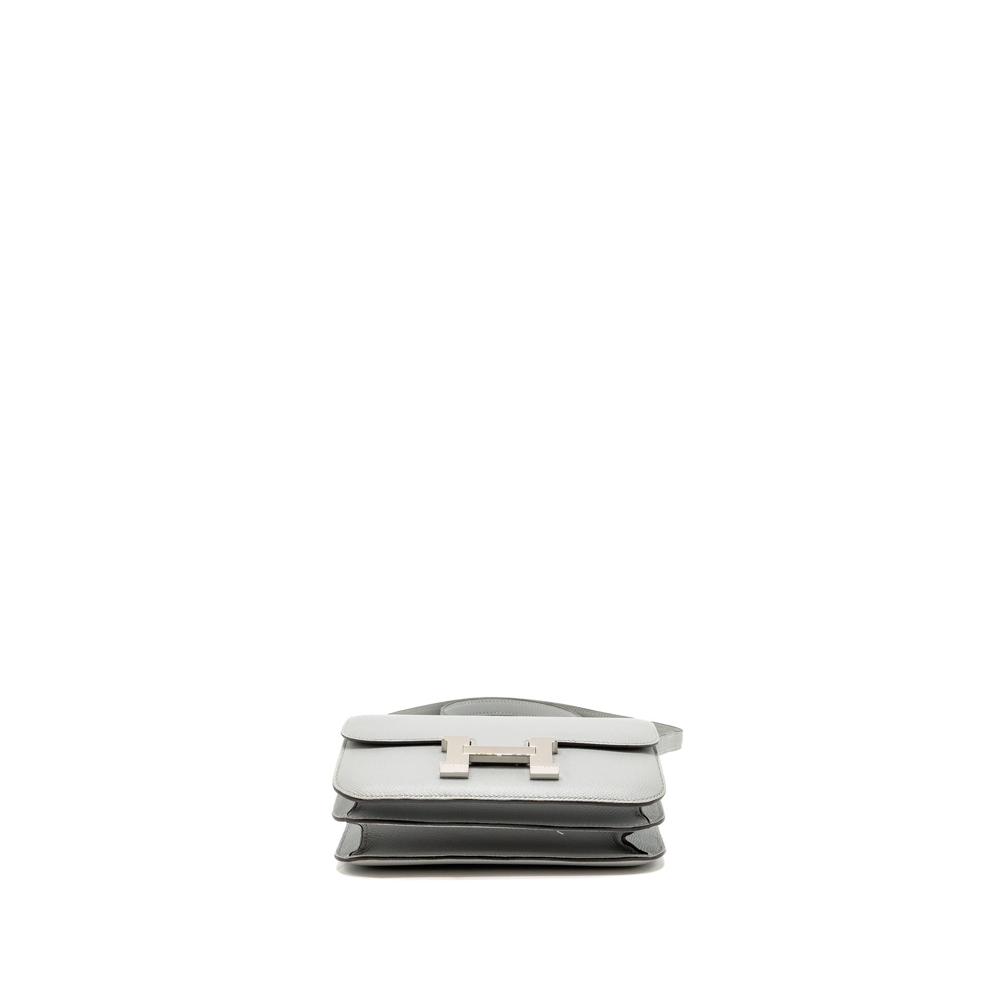 HERMES MINI CONSTANCE EPSOM GRIS MOUETTE SHW