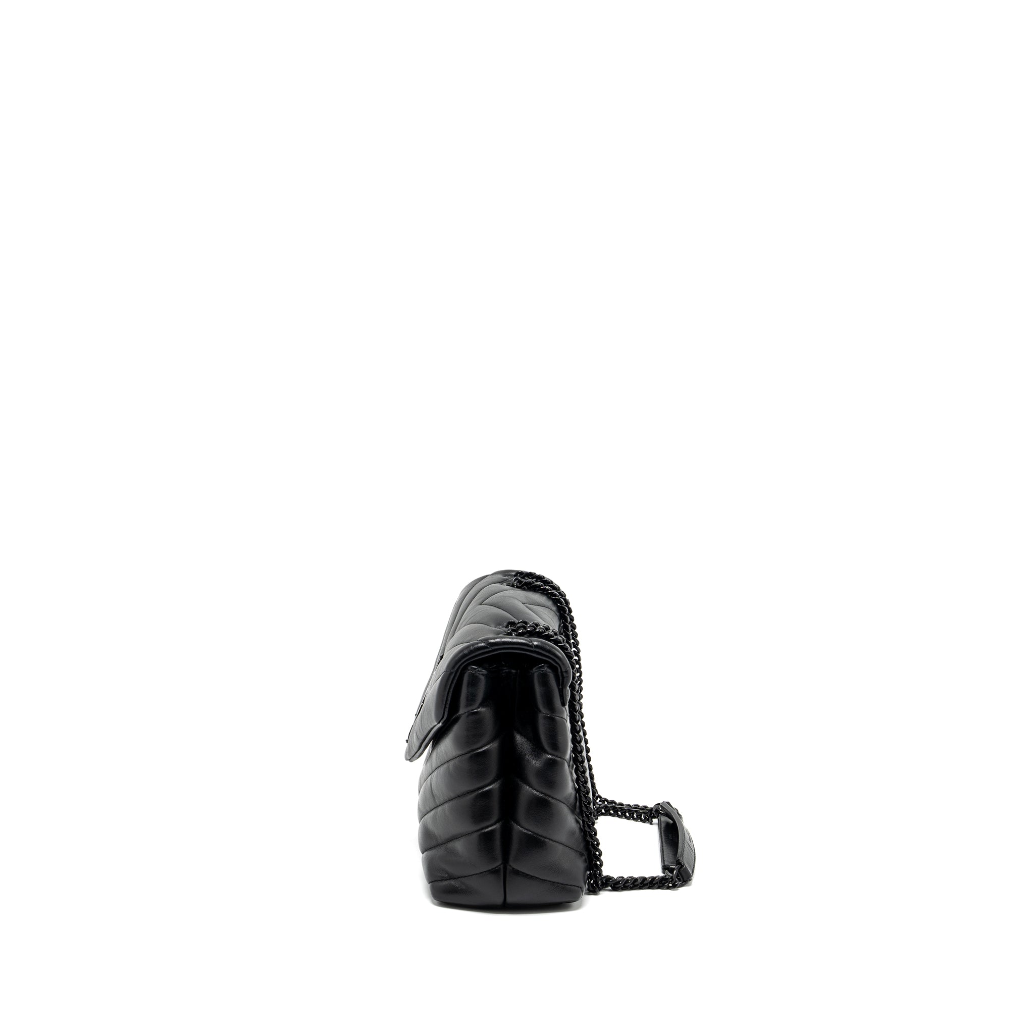 SAINT LAURENT/YSL SMALL LOULOU BAG CALFSKIN SO BLACK