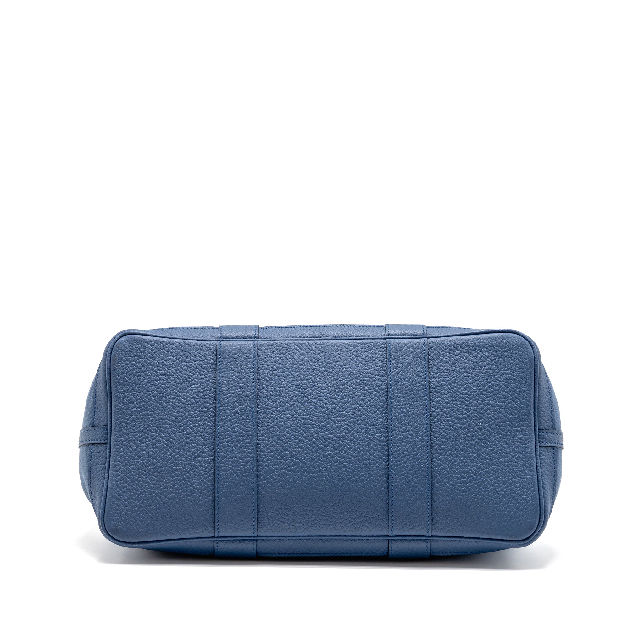 HERMES GARDEN PARTY 36 CANVAS/NEGONDA BLUE AGATE SHW