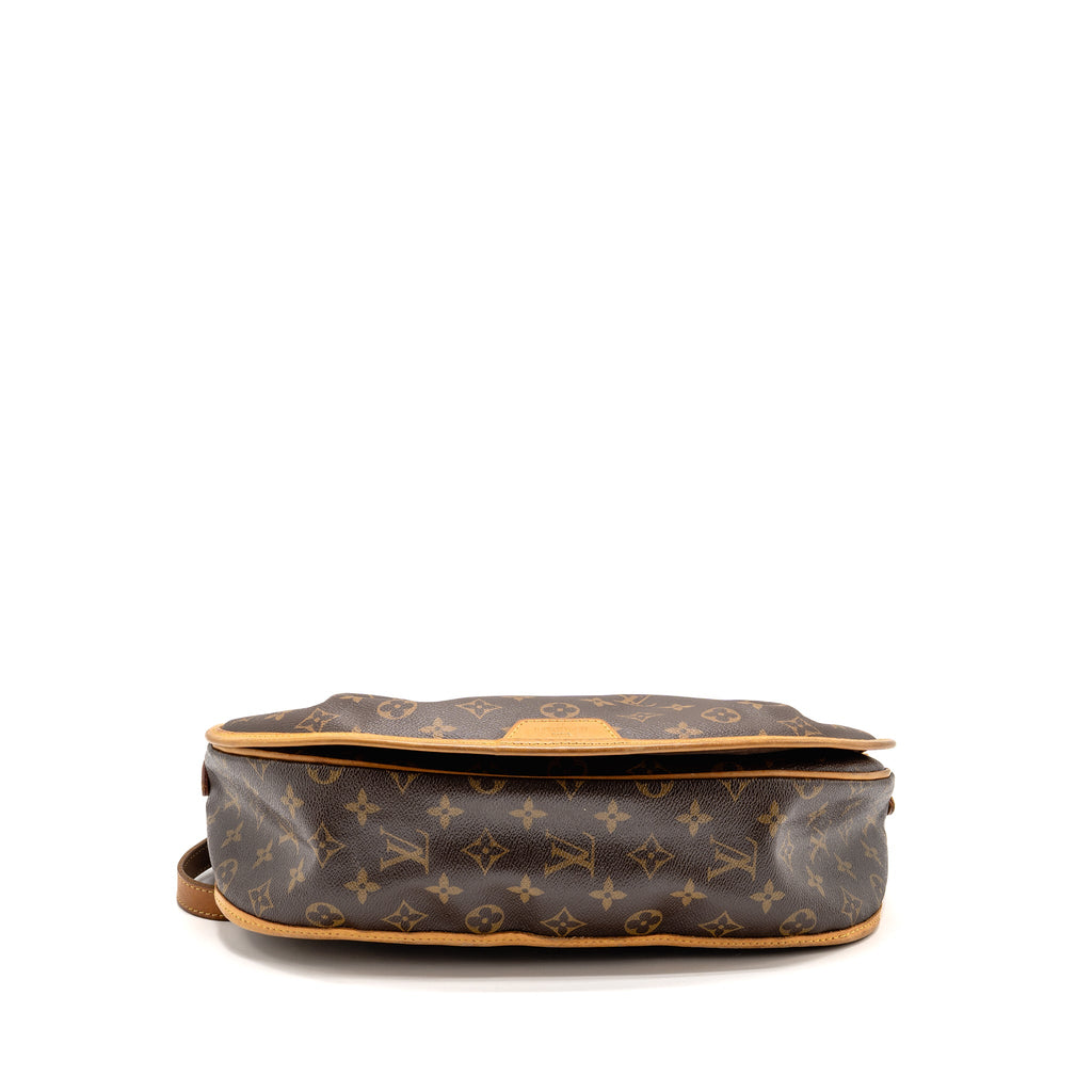 LOUIS VUITTON MENILMONTANT MM HALF MOON BAG MONOGRAM CANVAS GHW