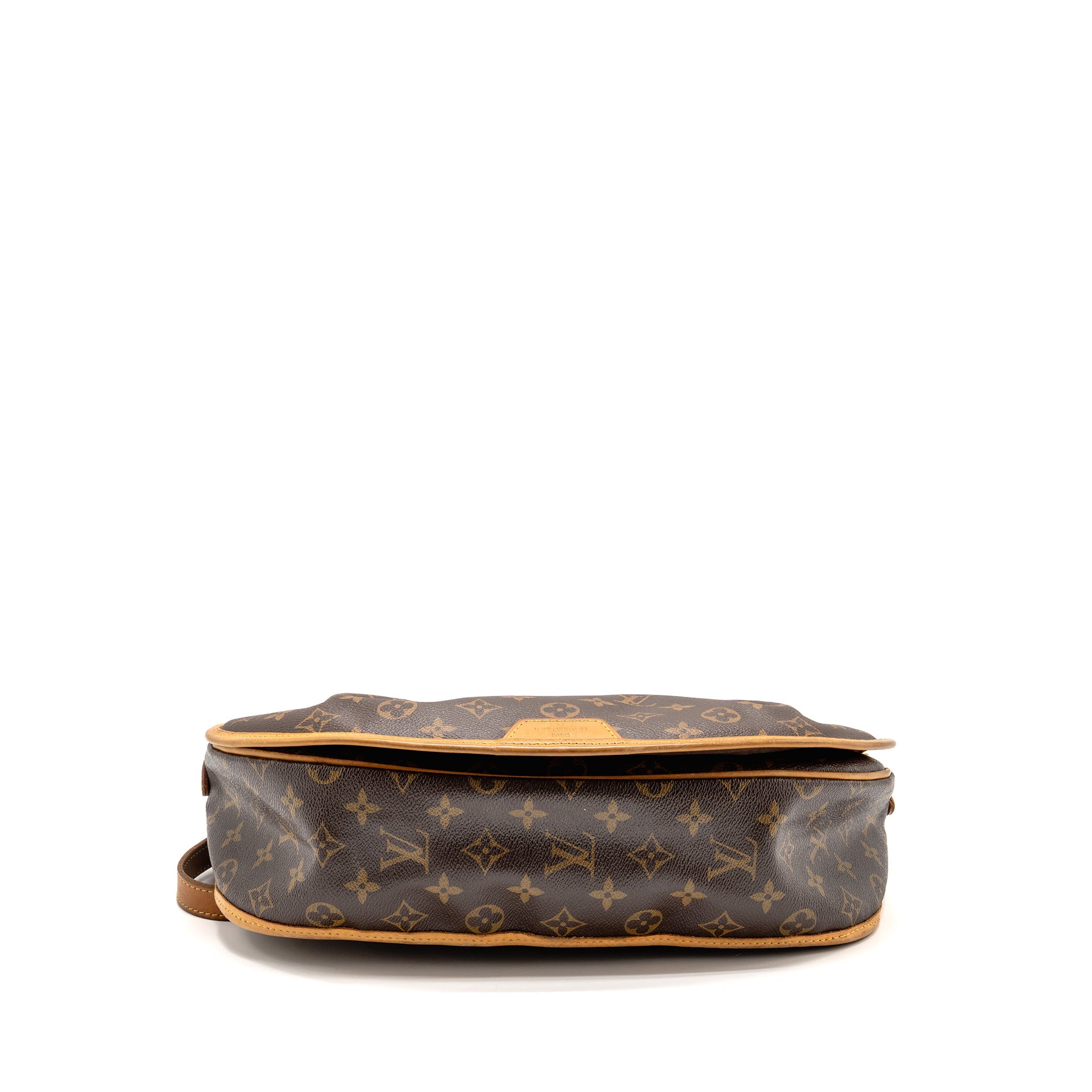 LOUIS VUITTON MENILMONTANT MM HALF MOON BAG MONOGRAM CANVAS GHW