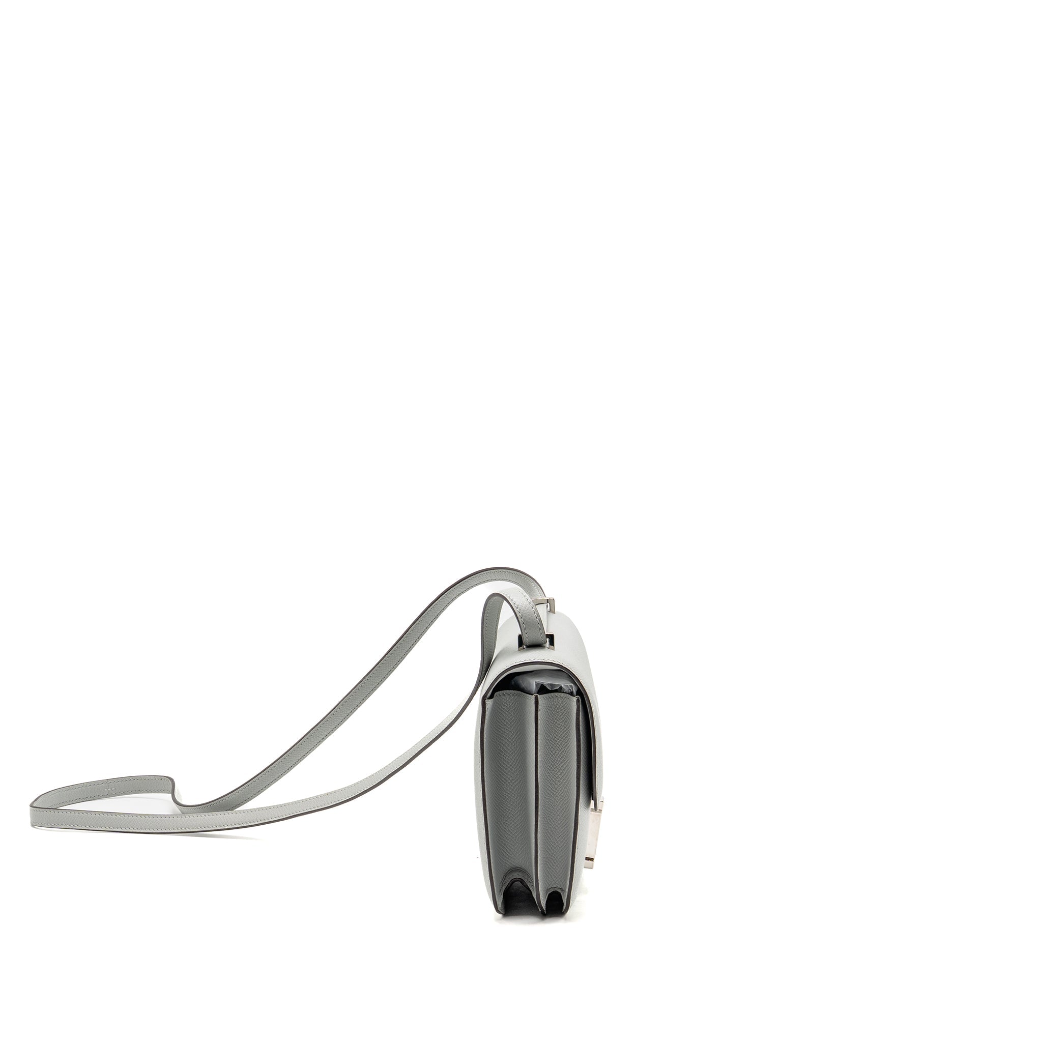 HERMES MINI CONSTANCE EPSOM GRIS MOUETTE SHW