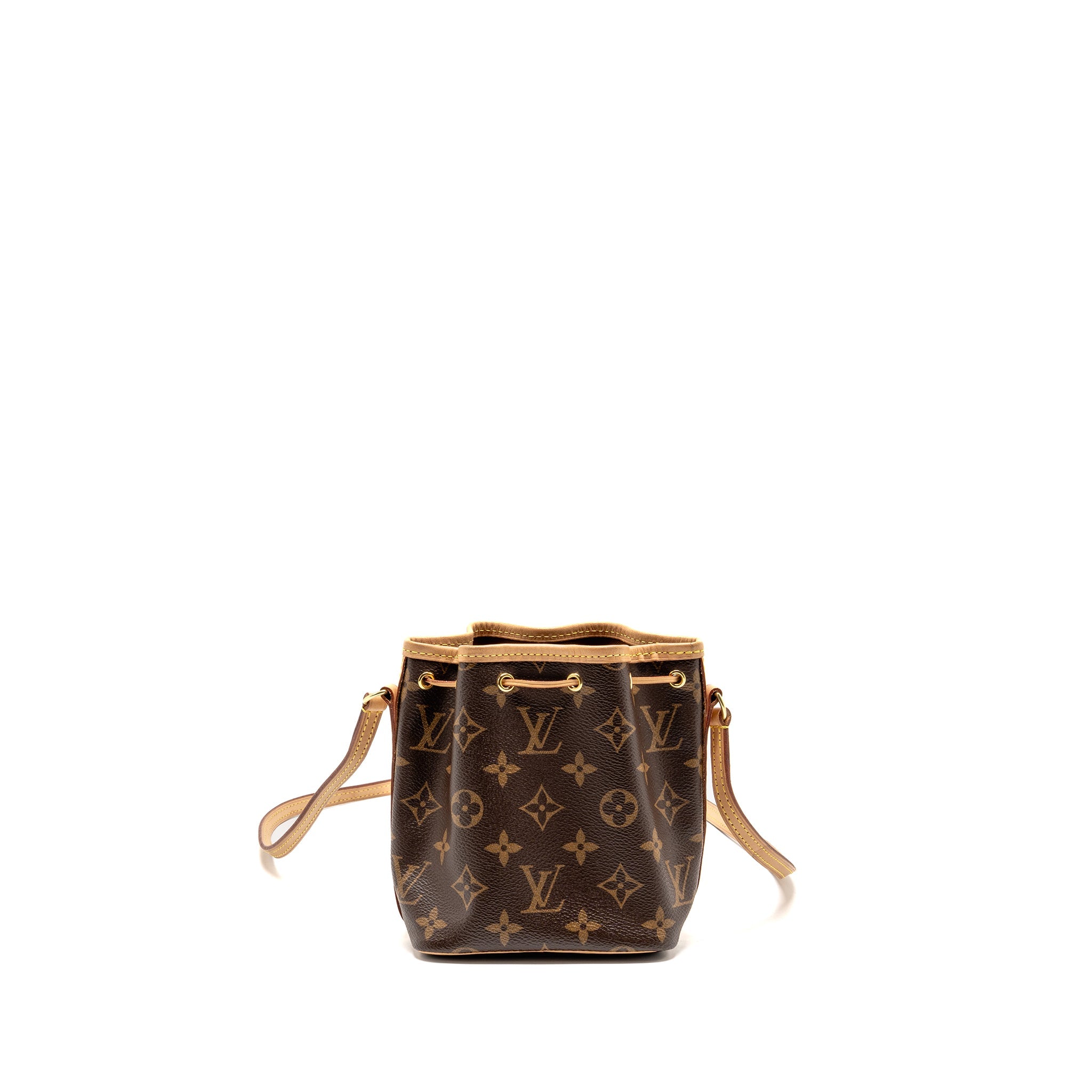 LOUIS VUITTON NANO NOE MONOGRAM CANVAS GHW