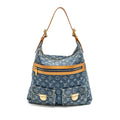 LOUIS VUITTON VINTAGE BAGGY GM SHOULDER BAG MONOGRAM DENIM GHW