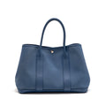 HERMES GARDEN PARTY 36 CANVAS/NEGONDA BLUE AGATE SHW