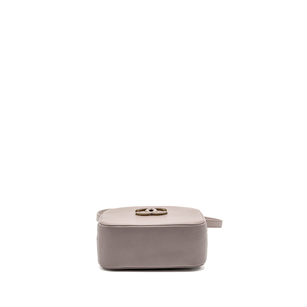 CHANEL COCO CURVE VANITY BAG WITH TOP HANDLE CALFSKIN GREY GHW