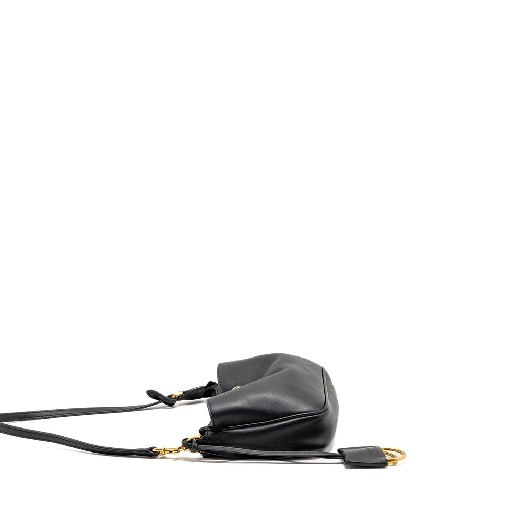 BALENCIAGA RODEO SLING POCHETTE CALFSKIN BLACK GHW