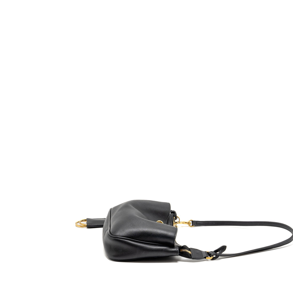 BALENCIAGA RODEO SLING POCHETTE CALFSKIN BLACK GHW
