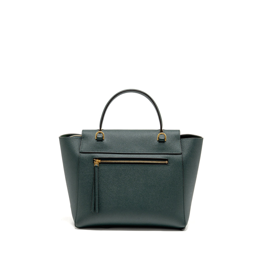 CELINE MICRO BELT BAG CALFSKIN GREEN GHW