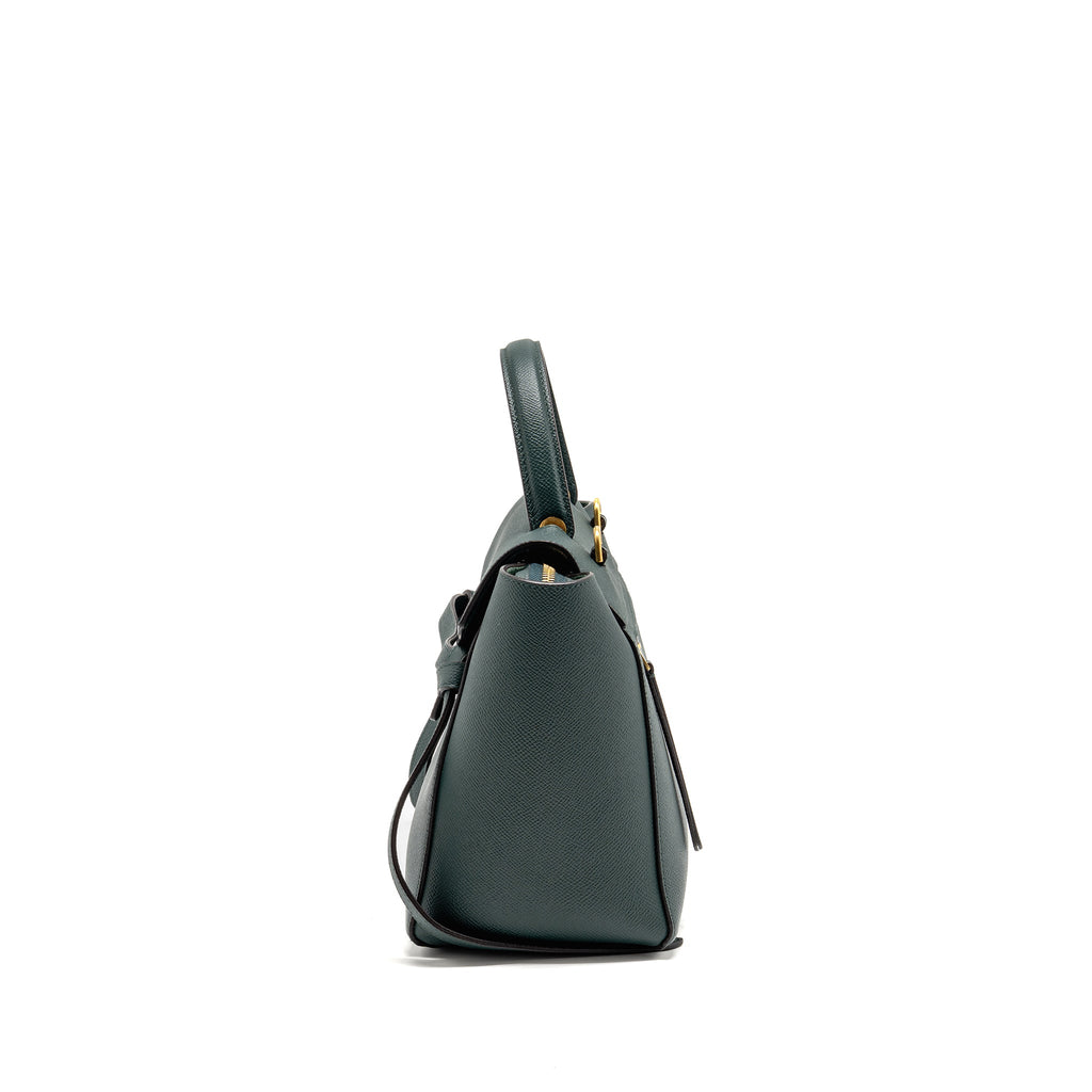 CELINE MICRO BELT BAG CALFSKIN GREEN GHW