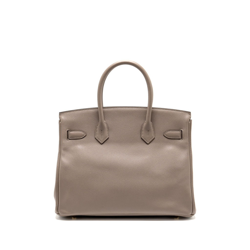 HERMES BIRKIN 30 EPSOM M8 GRIS ASPHALT GHW