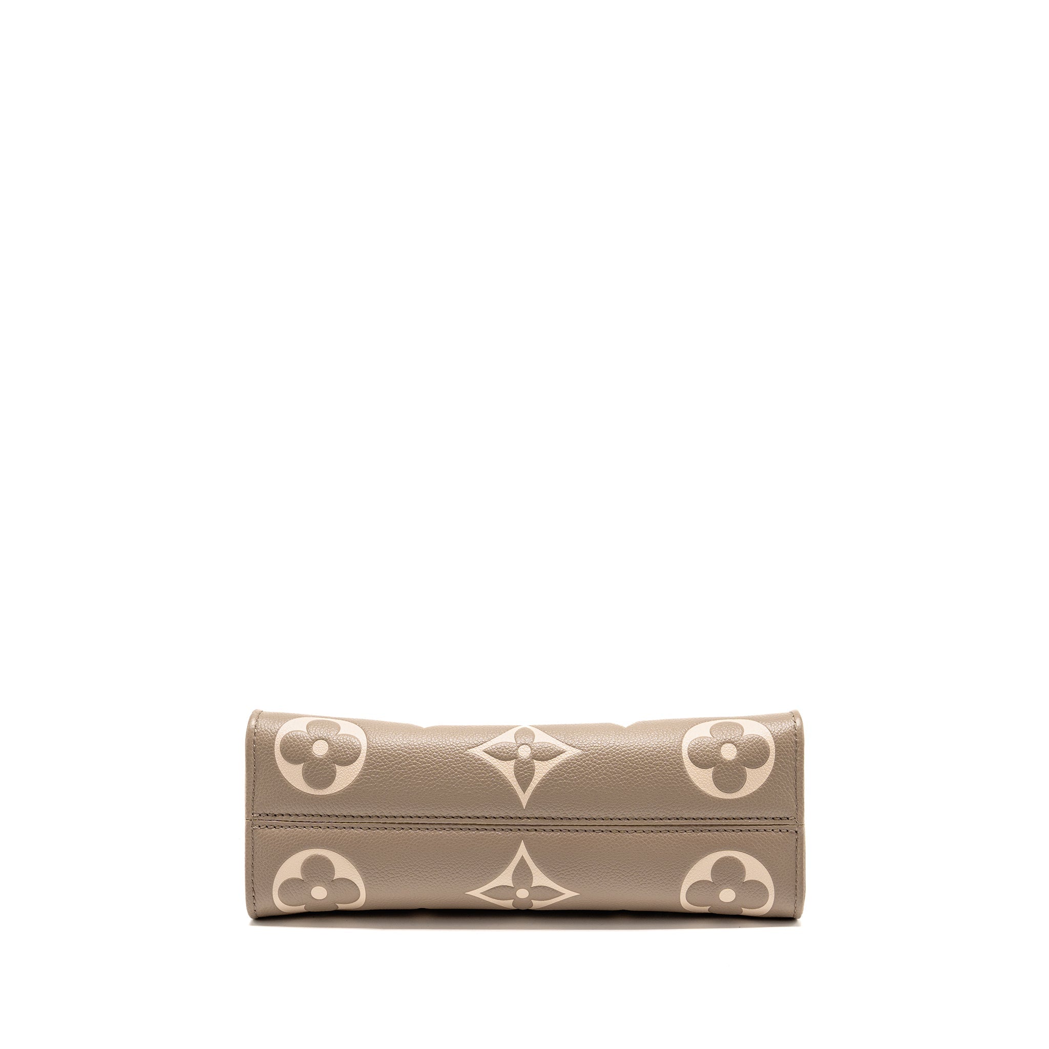 LOUIS VUITTON ONTHEGO EAST WEST MONOGRAM EMPREINTE LEATHER DOVE/CREAM GHW